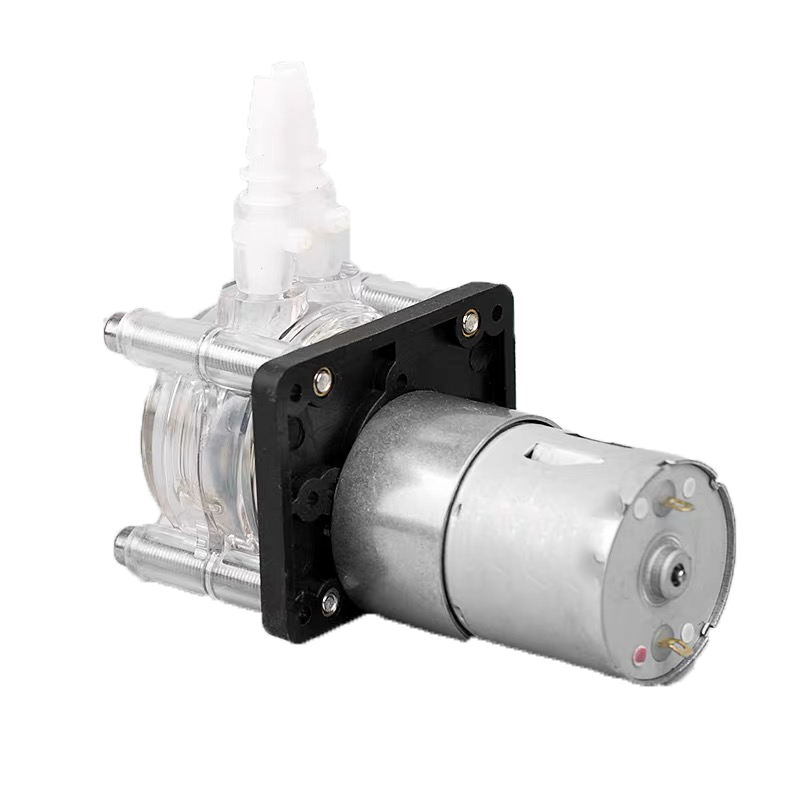 蠕动泵 大流量400ml/min 实验室抽水泵 24v直流小泵 微型自吸泵 
